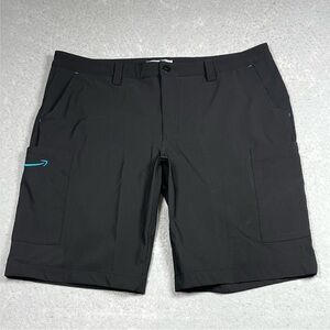 Amazon Employee Shorts Mens XL 36-38 Black Performance Stretch Cargo